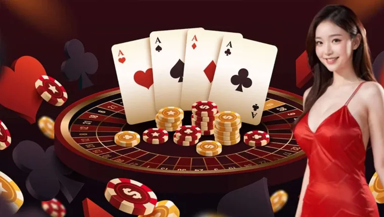 phsky casino bonuses and VIP rewards represented by golden coins and chips